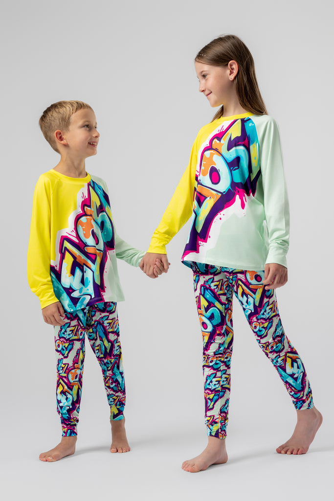 lelosi laste pidžaama happycolours 0