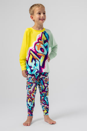 lelosi laste pidžaama happycolours 1