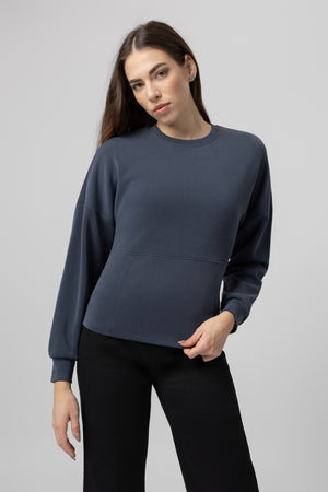 lelosi chicline pullover azurea 1